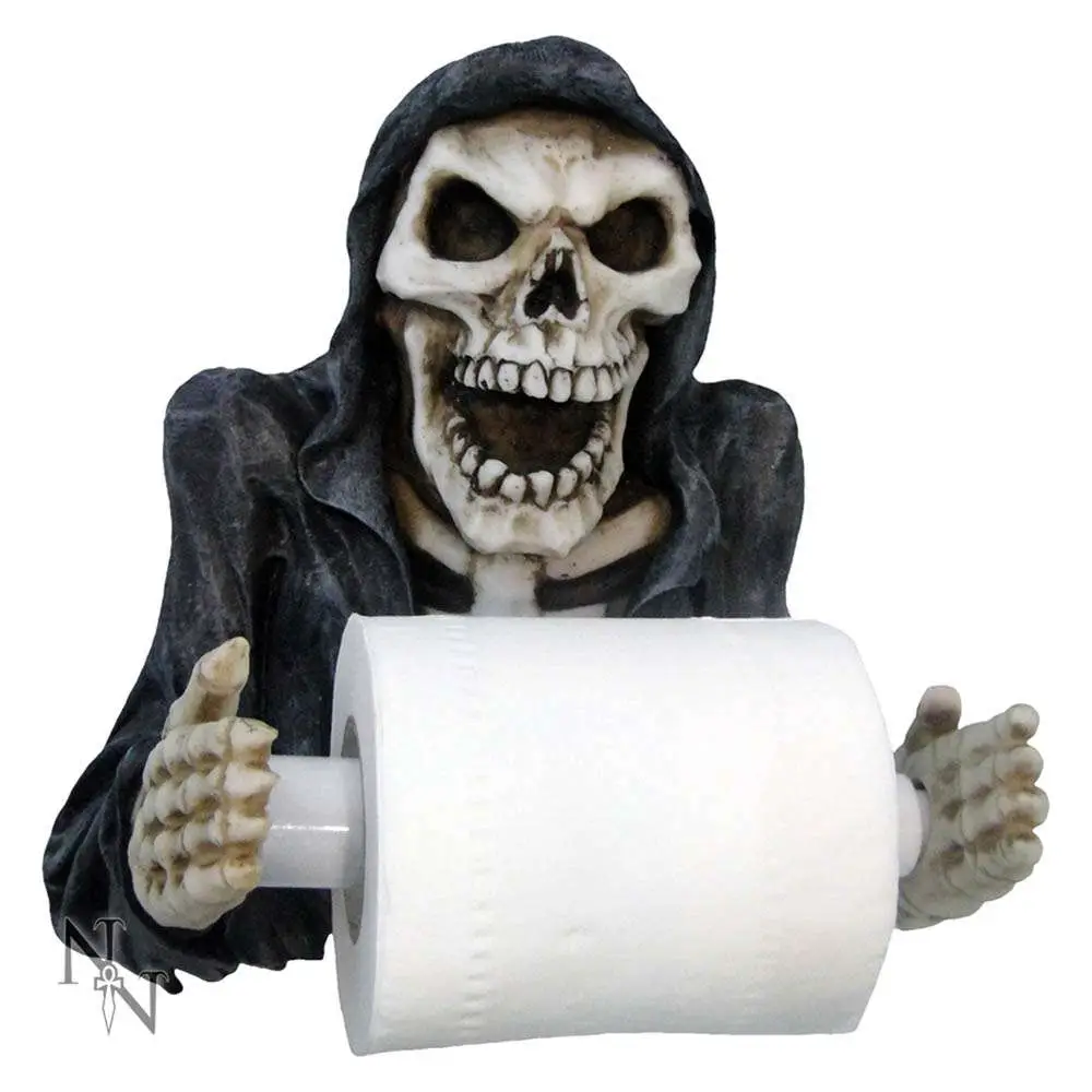 Grimm Reaper Toilet Paper Holder DS Modellismo Grimm Reaper Toilet Paper Holder NEMESIS NOW