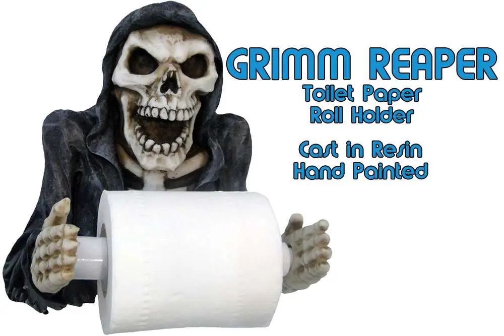 Grimm Reaper Toilet Paper Holder DS Modellismo Grimm Reaper Toilet Paper Holder NEMESIS NOW