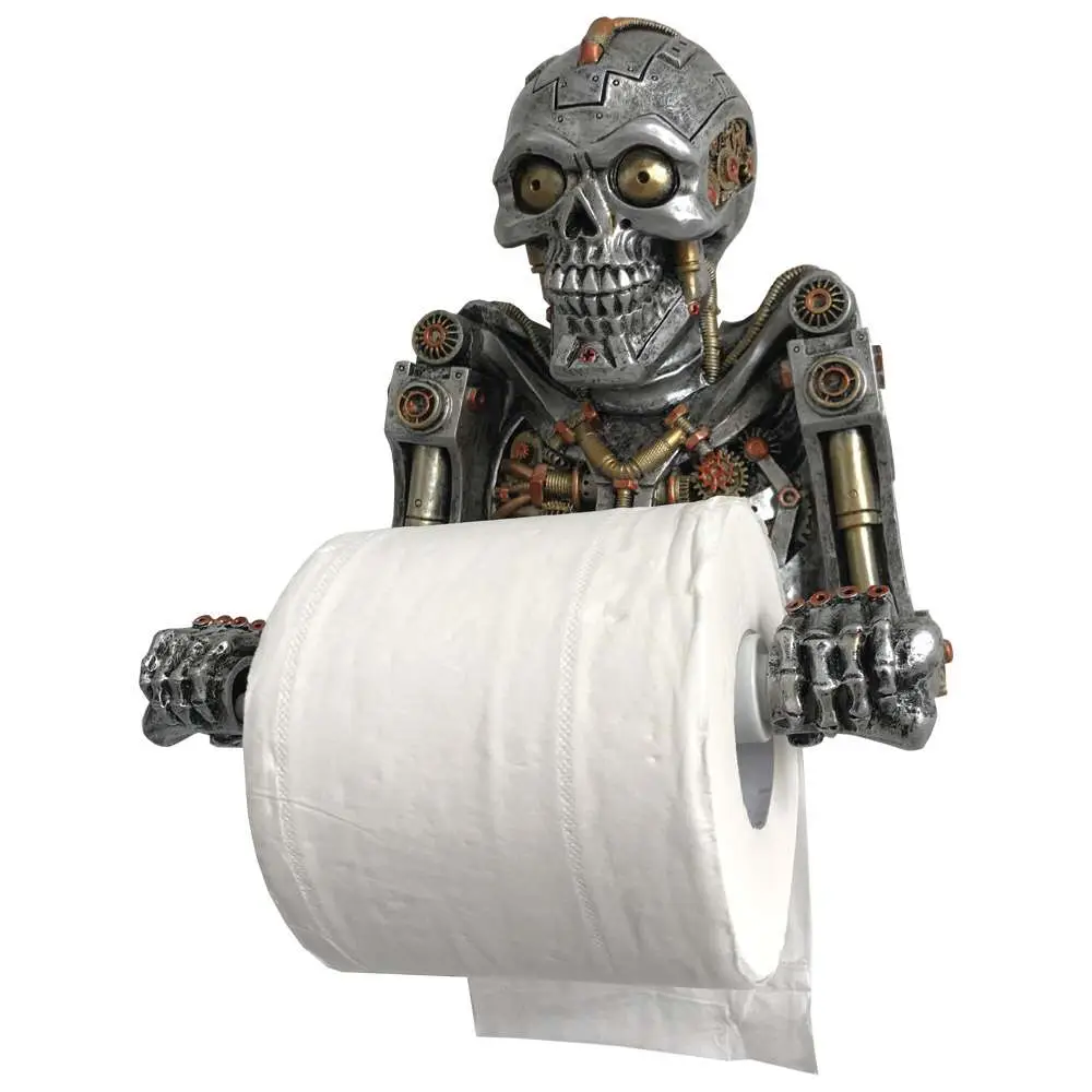 Steampunk Toilet Paper Holder DS Modellismo Steampunk Toilet Paper Holder NEMESIS NOW