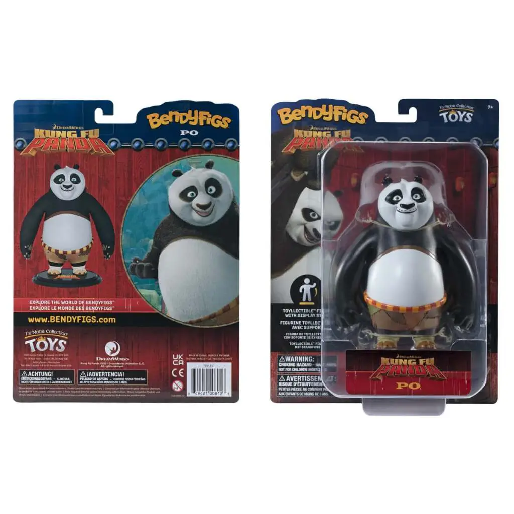 Kung FU Panda Bendyfig DS Modellismo Kung Fu Panda Bendyfig NOBLE COLLECTIONS
