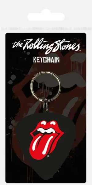 Portachiavi Rolling Stones Plectrum Rub.