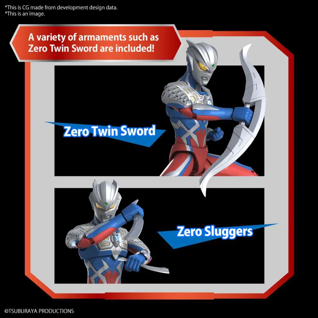 Figure Rise Ultraman Zero DS Modellismo Rise Ultraman Zero BANDAI MODEL KIT GUNPLA
