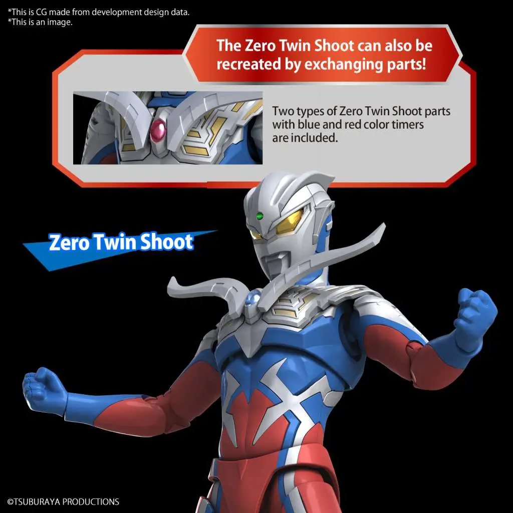 Figure Rise Ultraman Zero DS Modellismo Rise Ultraman Zero BANDAI MODEL KIT GUNPLA