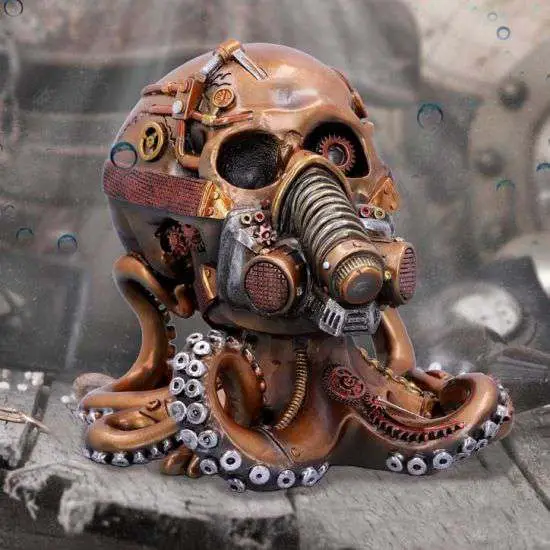 Octo Respirat Bronze Steampunk Skull Fig DS Modellismo Octo Respirat Bronze Steampunk Skull