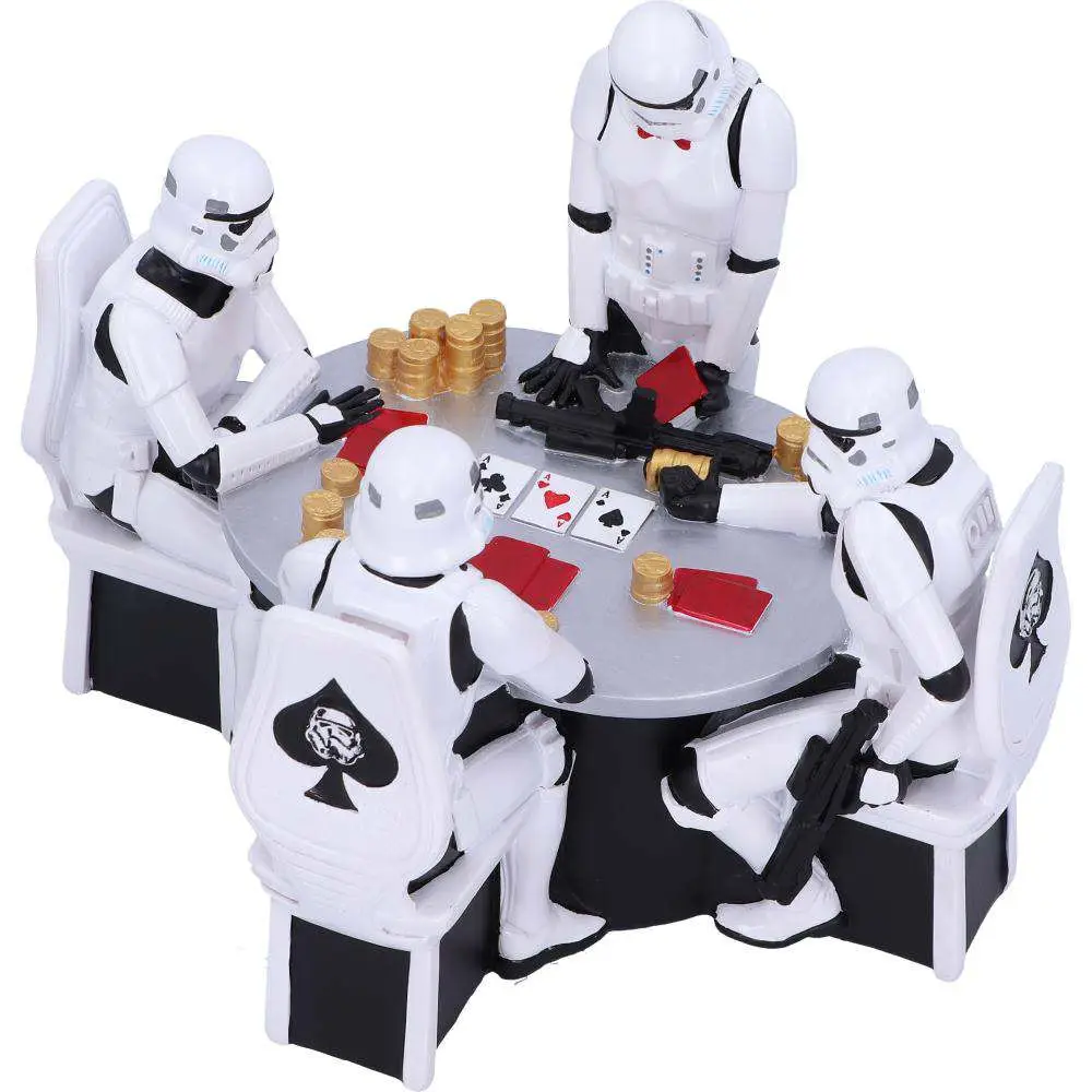 Stormtrooper Poker Face Gambling Fig DS Modellismo Stormtrooper Poker Face Gambling NEMESIS NOW
