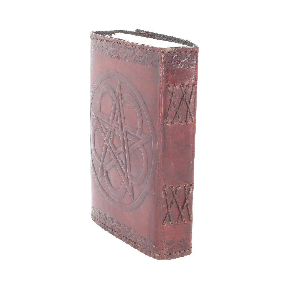 Leather Diary Embossed Pentagram & Lock DS Modellismo Leather Diary Embossed Pentagram & Lock