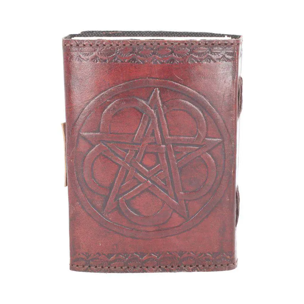 Leather Diary Embossed Pentagram & Lock DS Modellismo Leather Diary Embossed Pentagram & Lock