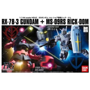 Hguc Gundam G3 vs Char Rick Dom scala 1/144
