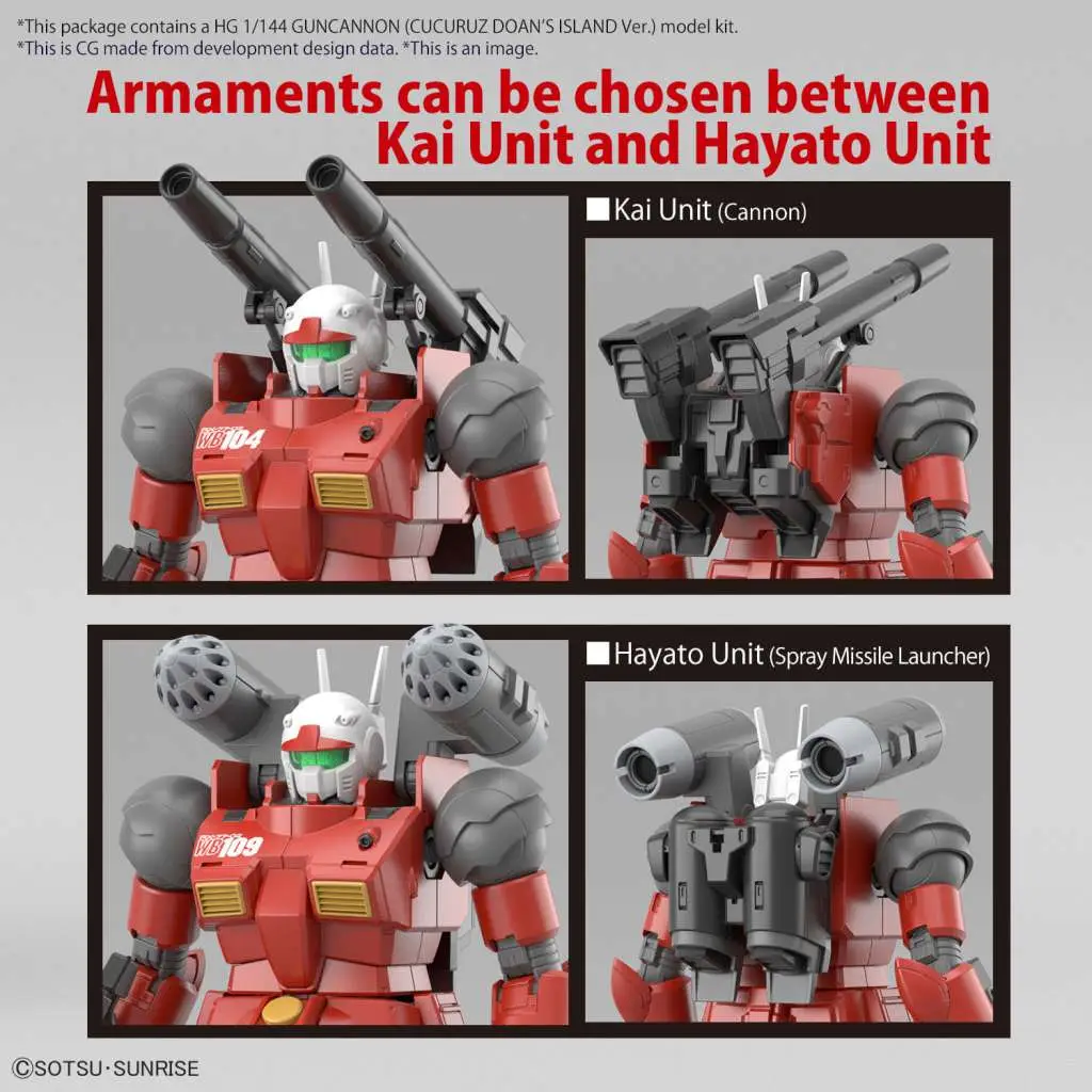HG Guncannon Cucuruz Doan 1/144 DS Modellismo Hg Guncannon Cucuruz Doan scala 1/144