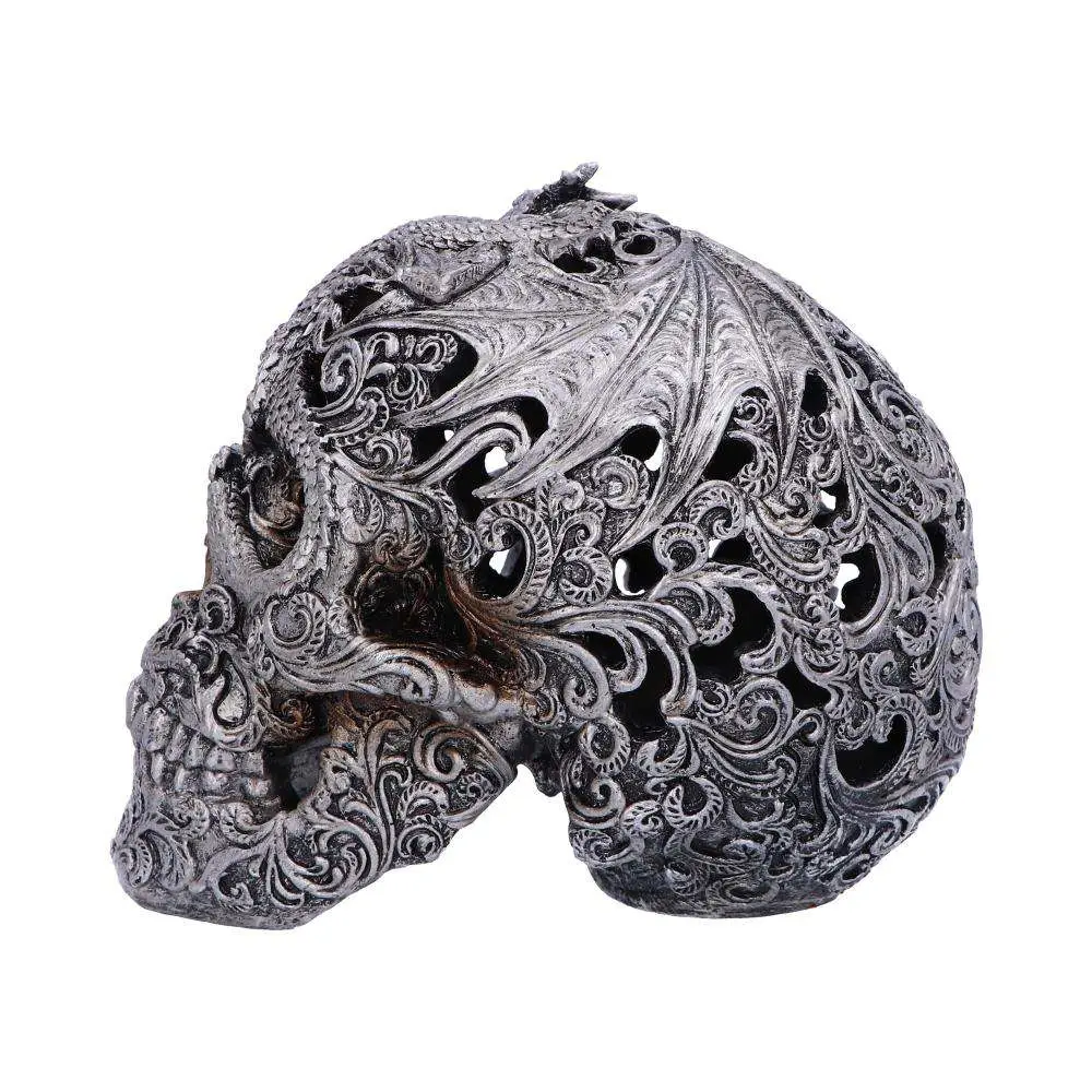 Decorazione Skull Silver Cranial Drakos DS Modellismo Decorazione Skull Silver Cranial Drakos