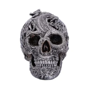 Decorazione Skull Silver Cranial Drakos