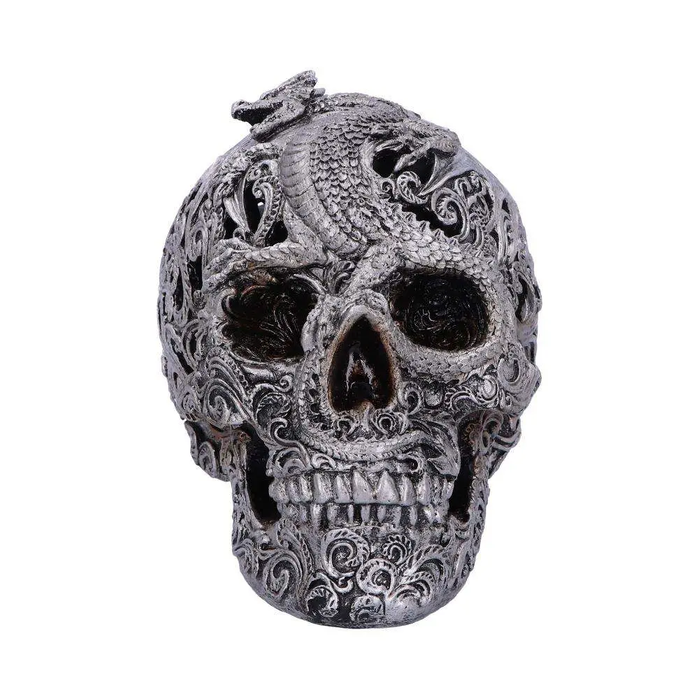 Decorazione Skull Silver Cranial Drakos DS Modellismo Decorazione Skull Silver Cranial Drakos