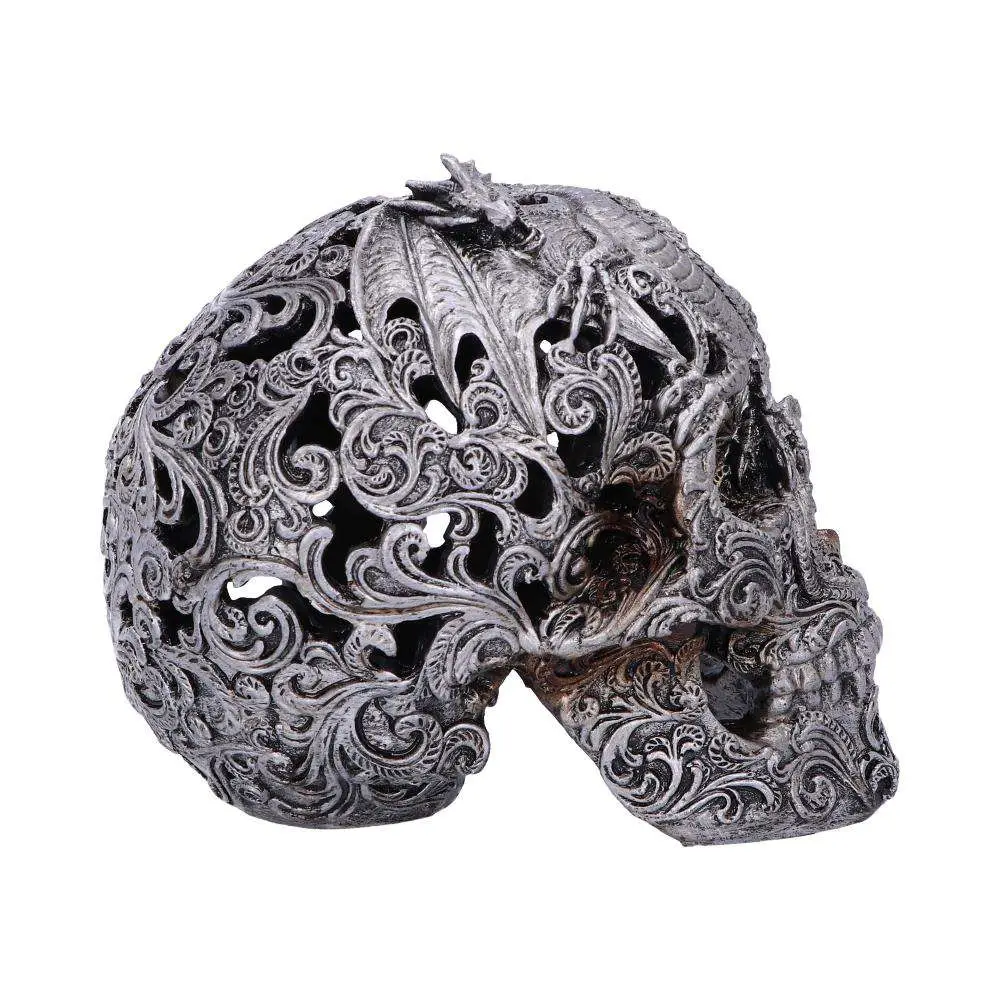 Decorazione Skull Silver Cranial Drakos DS Modellismo Decorazione Skull Silver Cranial Drakos