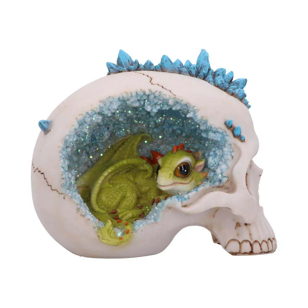 Skull Crystal Cave Blue Dragon DS Modellismo Skull Crystal Cave Blue Dragon NEMESIS NOW