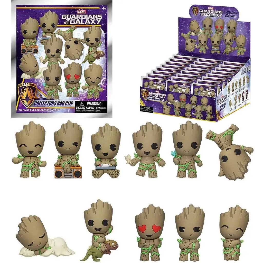 Clip ferma sacchetti Groot Blind Box Display (24) DS Modellismo Clip ferma sacchetti Groot Blind Box Display