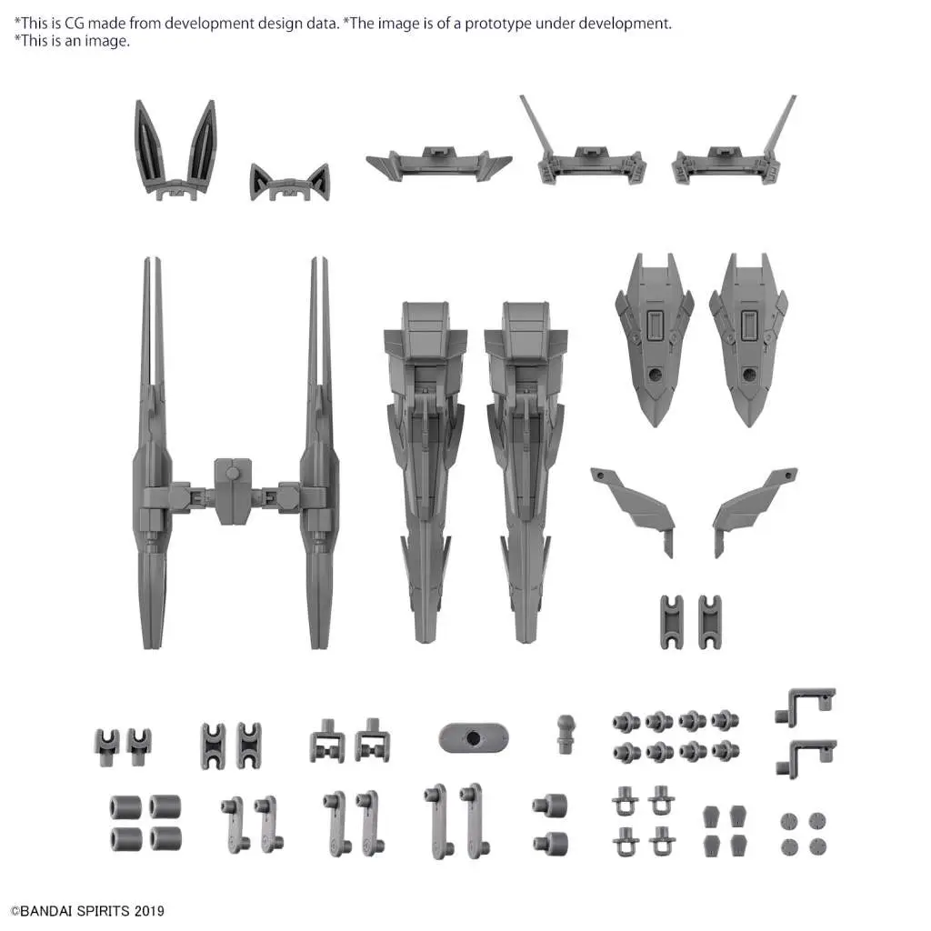 30MM Option Parts Set 13 Leg Booster Unit / Wireless Weapon Pack 1/144 DS Modellismo 30MM Option Parts Set 13 Leg scala 1/144