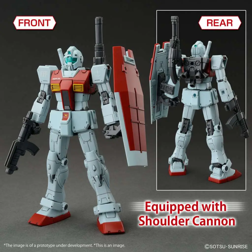 HG GM Shoulder Cannon / Missile Pod 1/144 DS Modellismo Hg Gm Shoulder Cannon / Missile scala 1/144