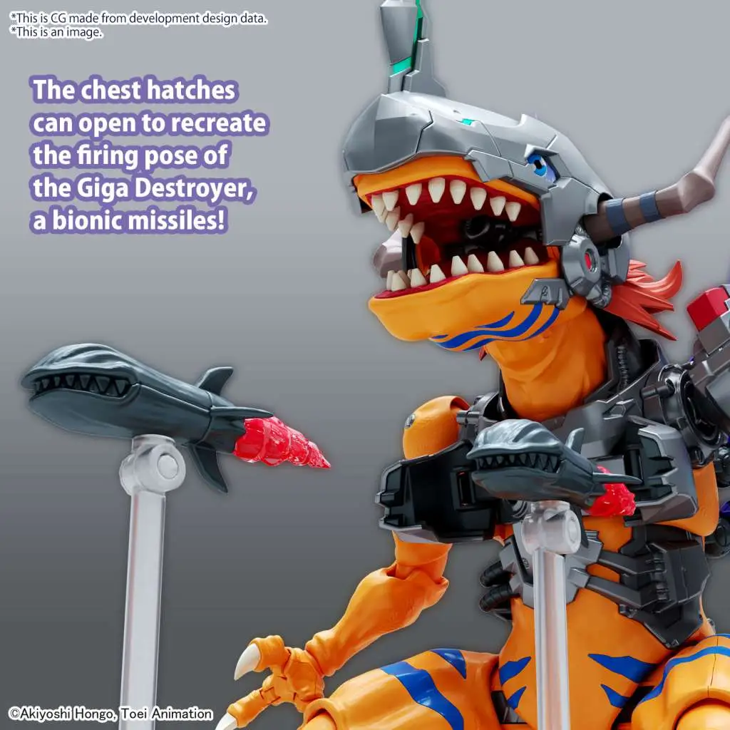 Figure Rise Amplified Metalgreymon Vaccine DS Modellismo Rise Amplified Metalgreymon Vaccine