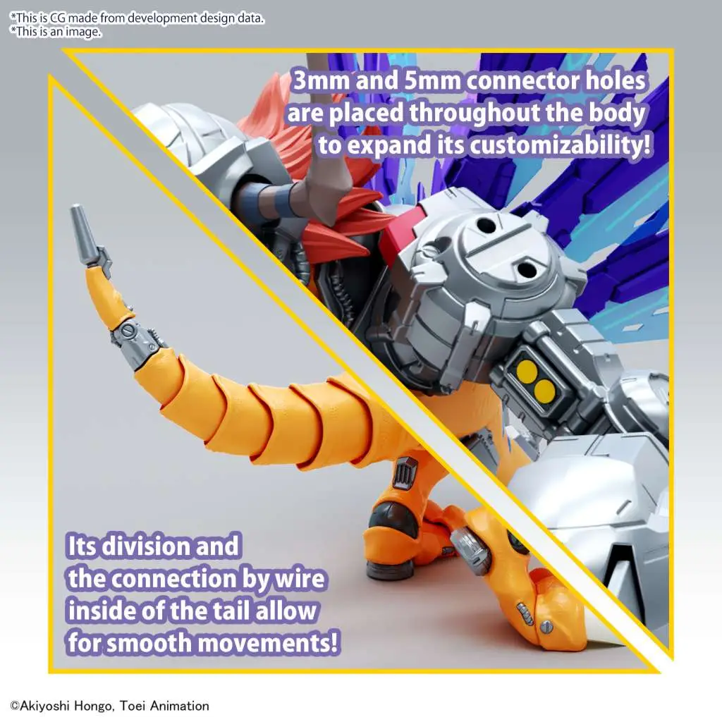 Figure Rise Amplified Metalgreymon Vaccine DS Modellismo Rise Amplified Metalgreymon Vaccine