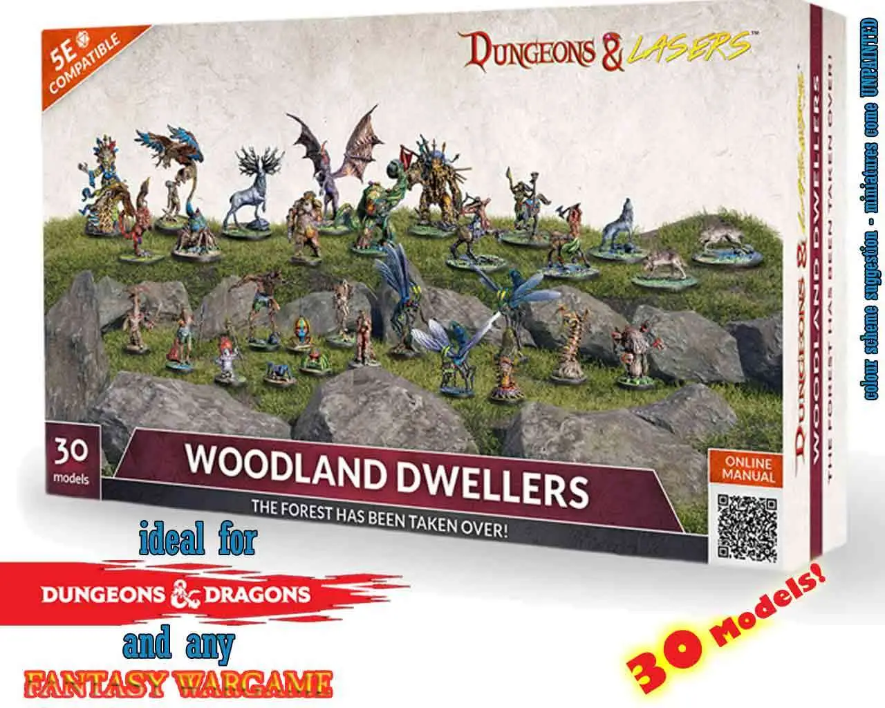 Dungeons & Lasers - WOODLAND DWELLERS DS Modellismo Dungeons & Lasers Woodland Dwellers