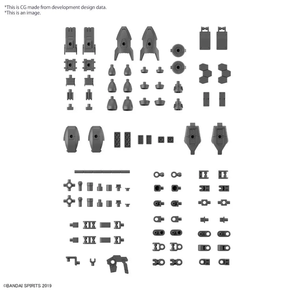 30MM Option Parts Set 15 Multi Vernier/Multi-Joint 1/144 DS Modellismo 30MM Option Parts Set 15 Multi scala 1/144