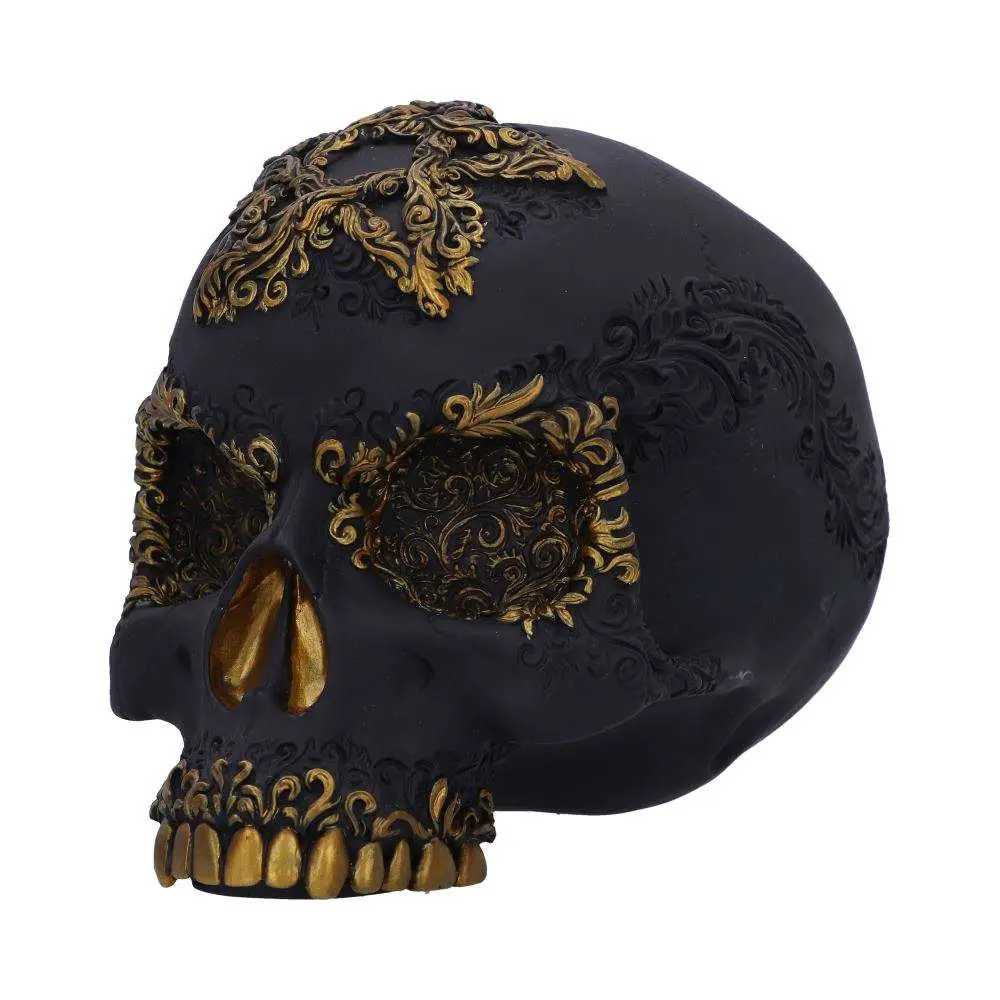 Divine Demise Black and Gold Skull DS Modellismo Divine Demise Black Gold Skull NEMESIS NOW