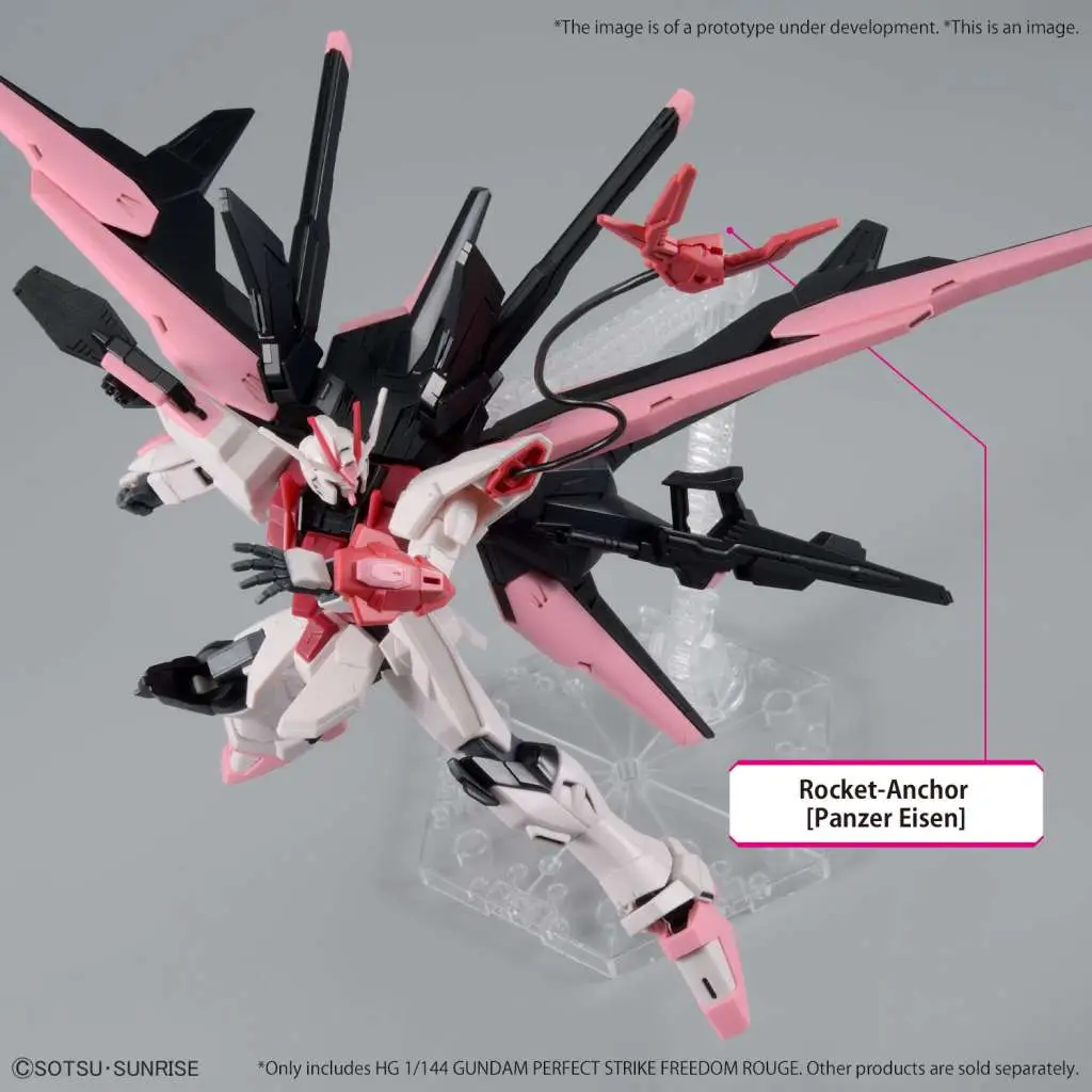 HG Gundam Perfect Strike Freedom Rouge 1/144 DS Modellismo Hg Gundam Perfect Strike Freedom scala 1/144