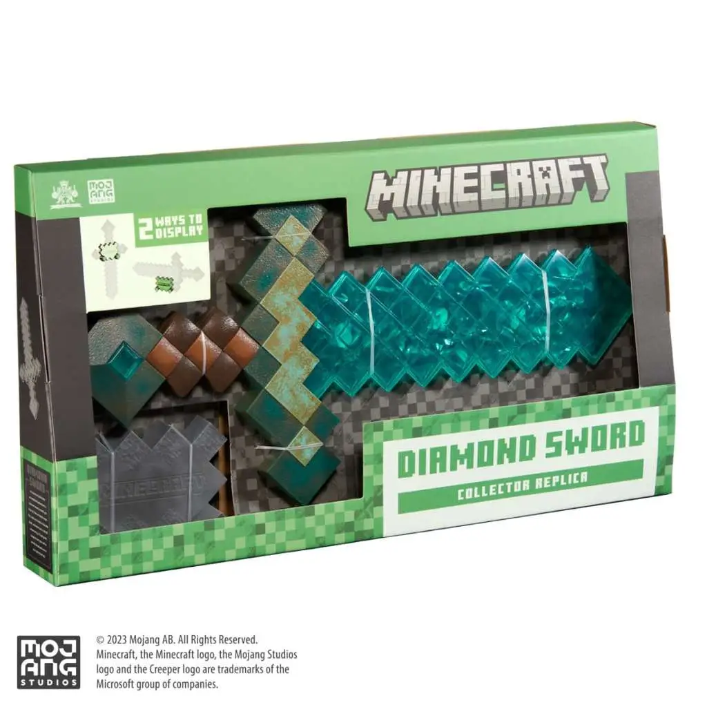 Minecraft Diamond Sword Collector Replica DS Modellismo Minecraft Diamond Sword Collector Replica