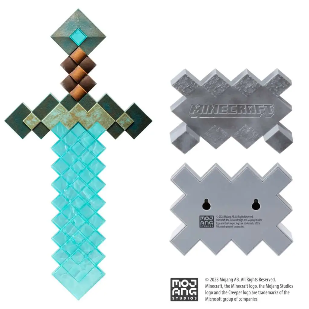 Minecraft Diamond Sword Collector Replica DS Modellismo Minecraft Diamond Sword Collector Replica
