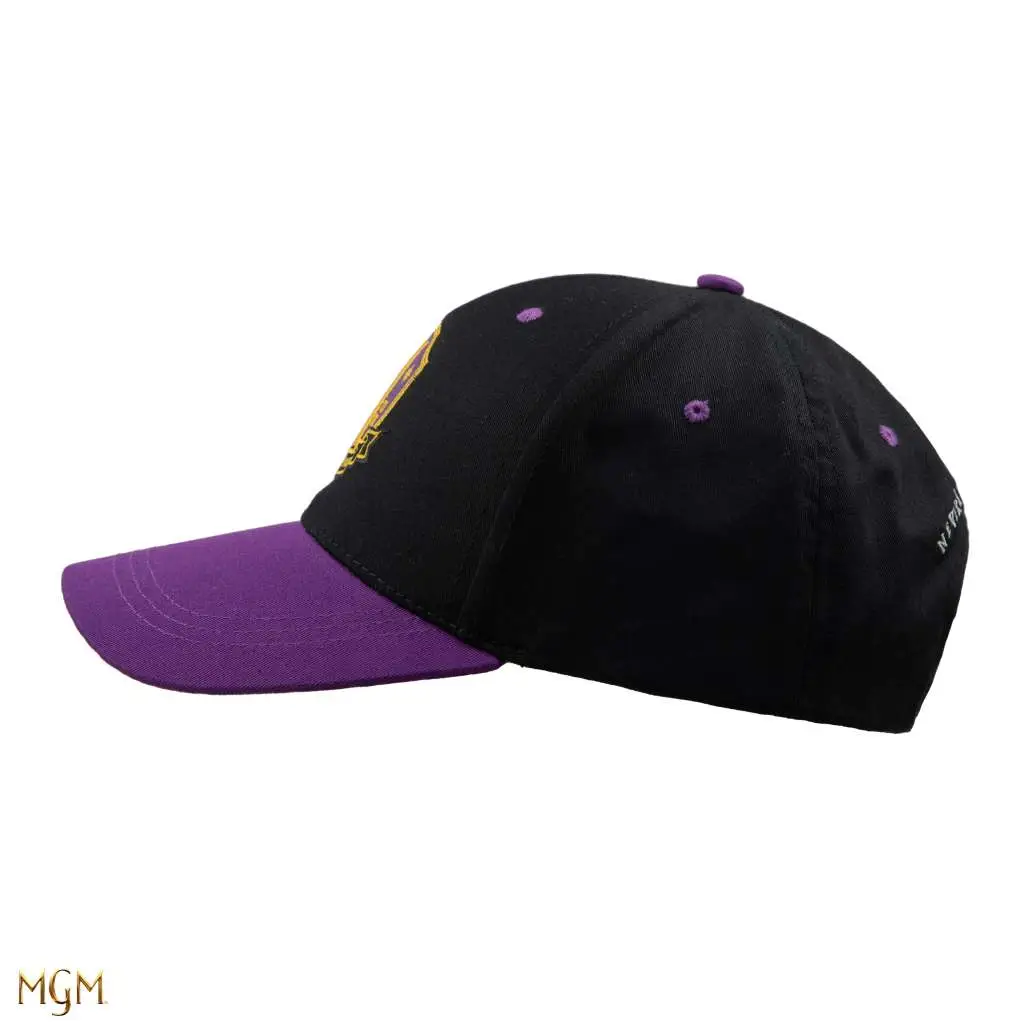 Cappellino Wednesday Nevermore Academy Purple da baseball DS Modellismo Cappellino Wednesday Nevermore Academy