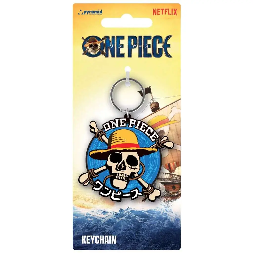 Portachiavi One Piece Live Action Straw Hat PVC DS Modellismo Portachiavi One Piece Live Action Straw Hat