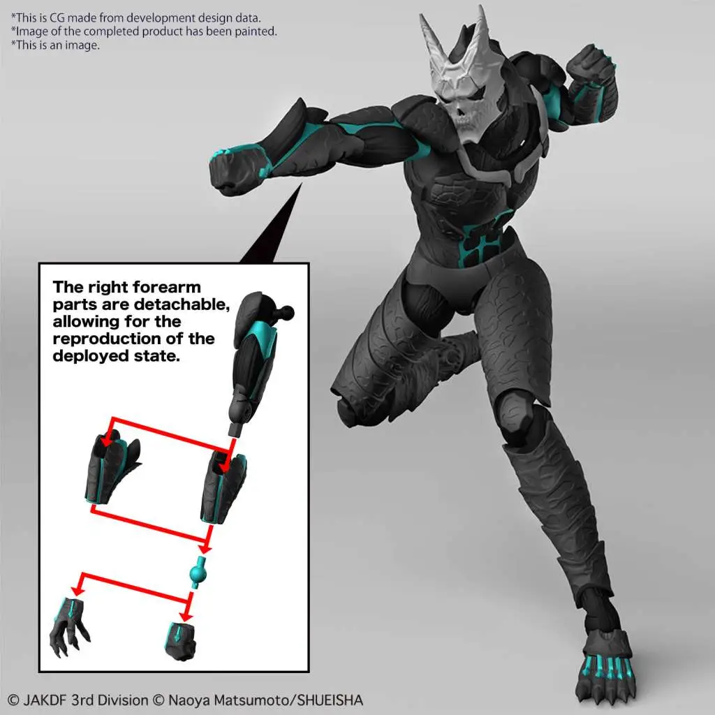 Figure Rise Kaiju NO 8 DS Modellismo Rise Kaiju No 8 BANDAI MODEL KIT GUNPLA