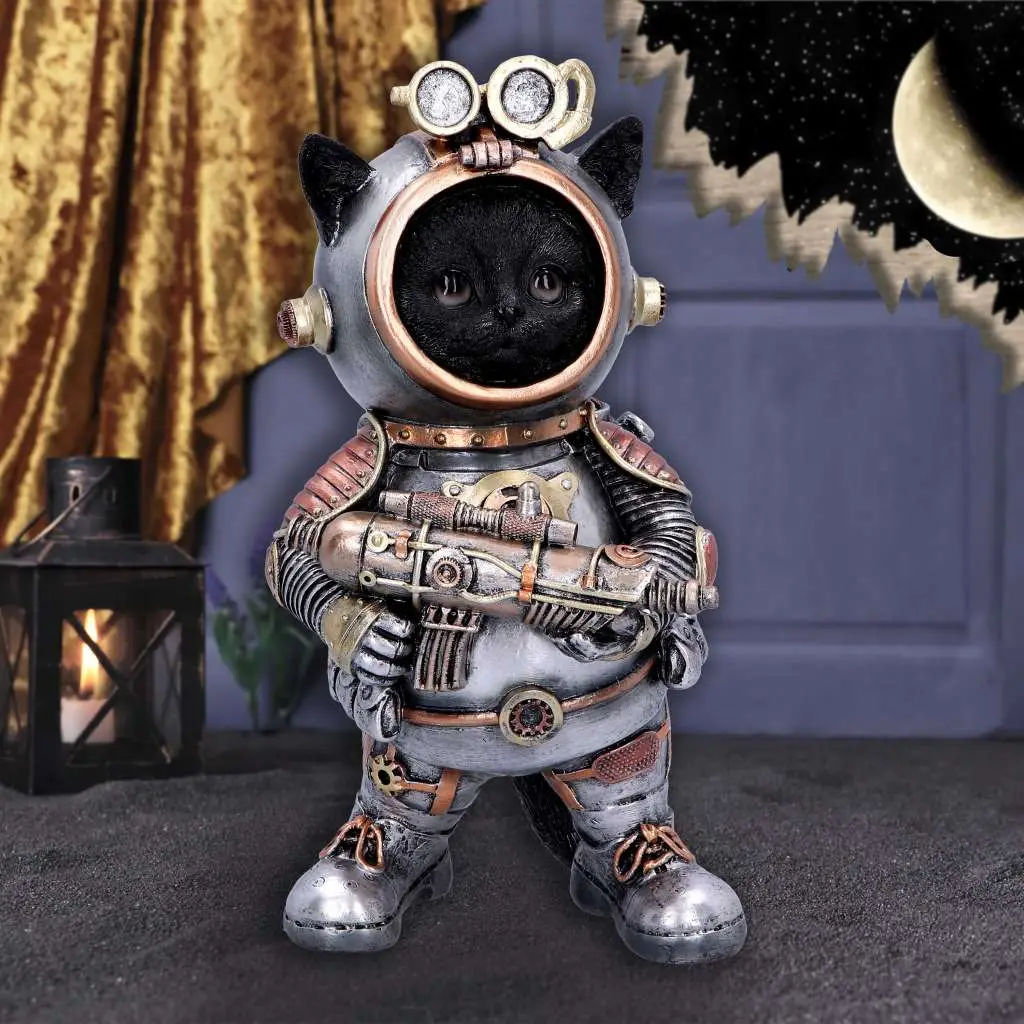 Cat-tack Space Steampunk Figurine DS Modellismo Cat-tack Space Steampunk NEMESIS NOW