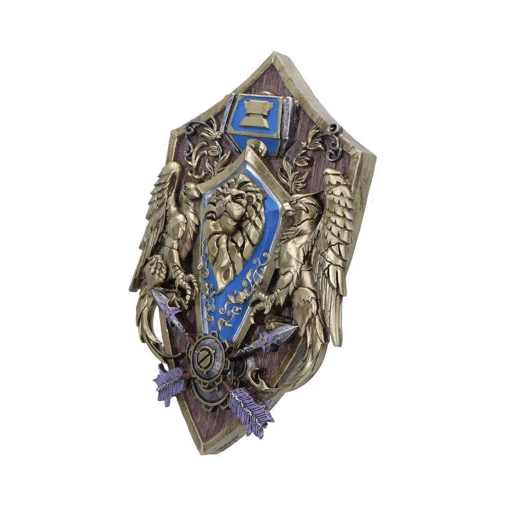 World OF Warcraft Alliance Wall Plaque DS Modellismo World Warcraft Alliance Wall Plaque