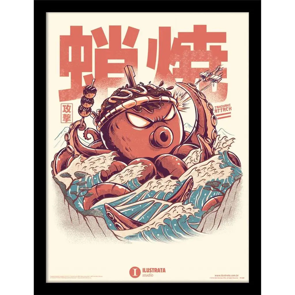 Stampa Ilustrata Takoyaki Attack Collector Framed DS Modellismo Stampa Ilustrata Takoyaki Attack Collector