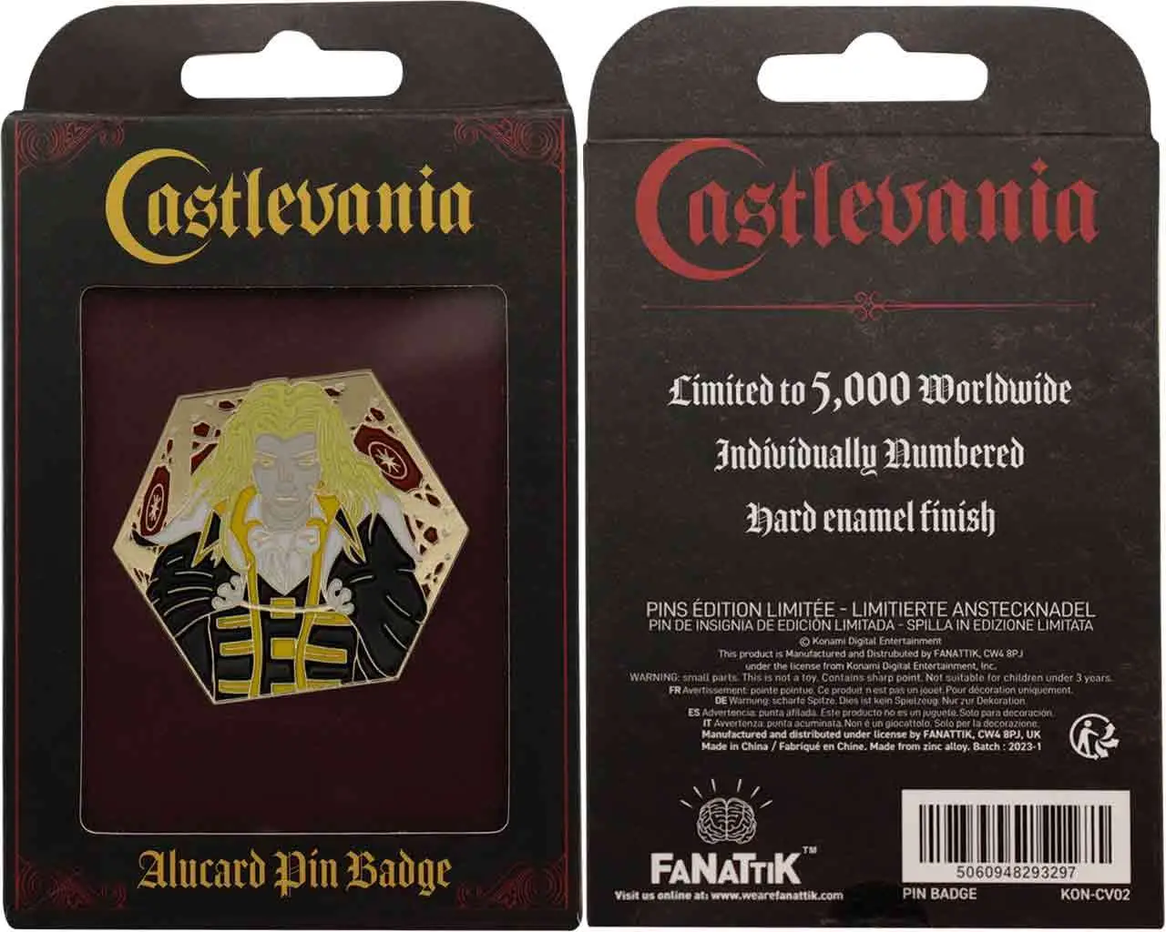 Spilla Castlevania - Alucard - edizione limitata DS Modellismo Spilla Castlevania Alucard edizione limitata