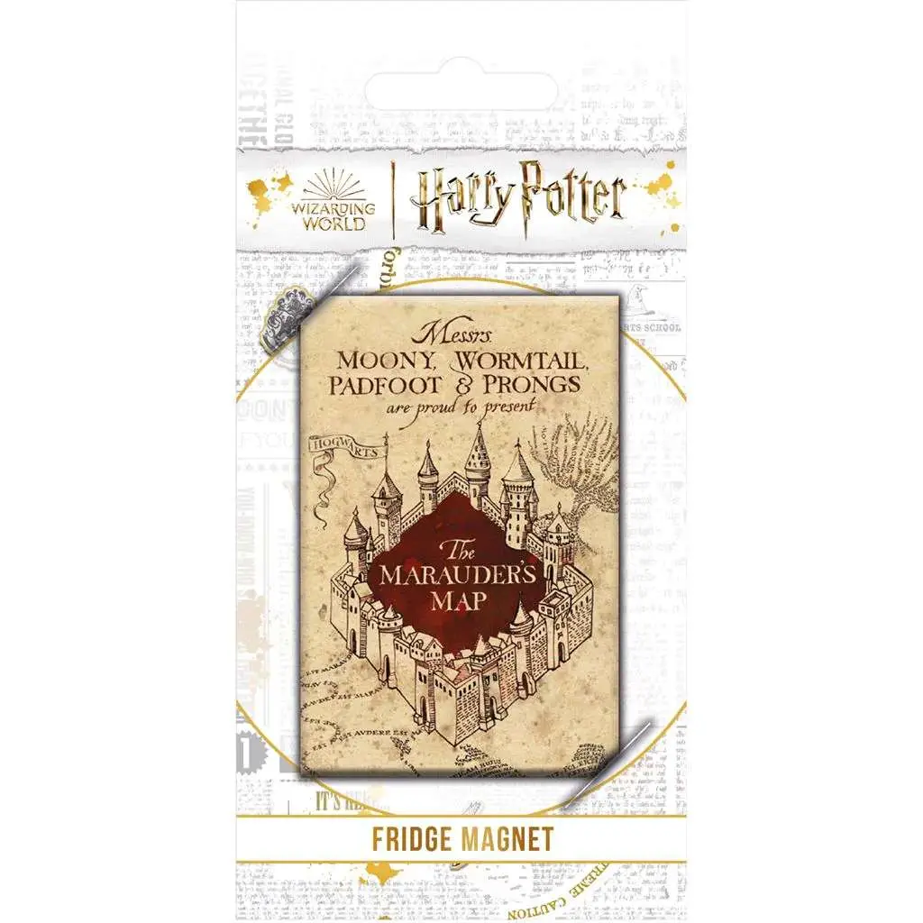 Calamita Harry Potter Marauders Map Fridge DS Modellismo Calamita Harry Potter Marauders Map Fridge