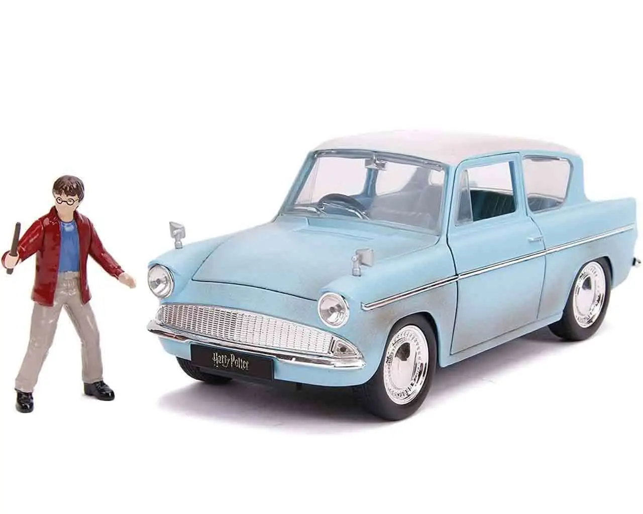 Harry Potter 1959 Ford Anglia & Harry 1/24 Die-Cast Model DS Modellismo Harry Potter 1959 Ford Anglia scala 1/24