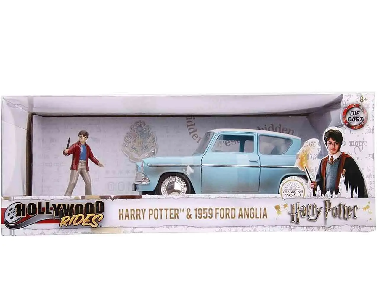 Harry Potter 1959 Ford Anglia & Harry 1/24 Die-Cast Model DS Modellismo Harry Potter 1959 Ford Anglia scala 1/24