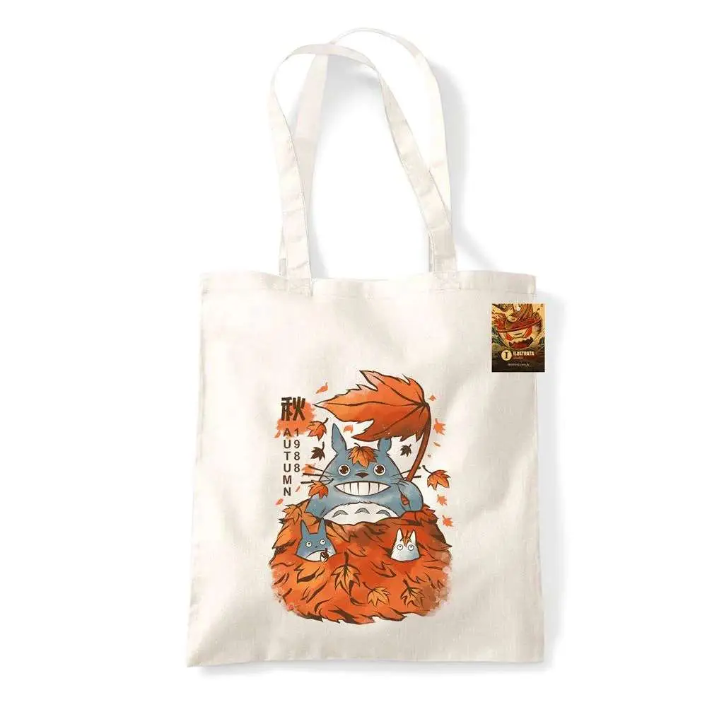 Borsa in tela Ilustrata MY Neighbour Autumn DS Modellismo Borsa in tela Ilustrata My Neighbour Autumn