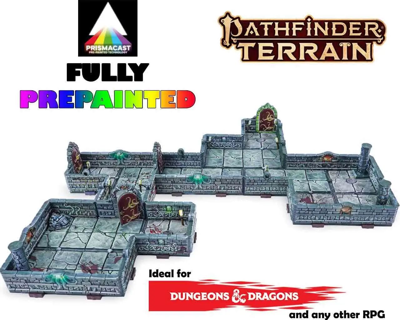 Dungeons & Lasers: Pathfinder Abomination Vault - Prismacast Pre-Painted Terrains DS Modellismo Dungeons & Lasers: Pathfinder Abomination