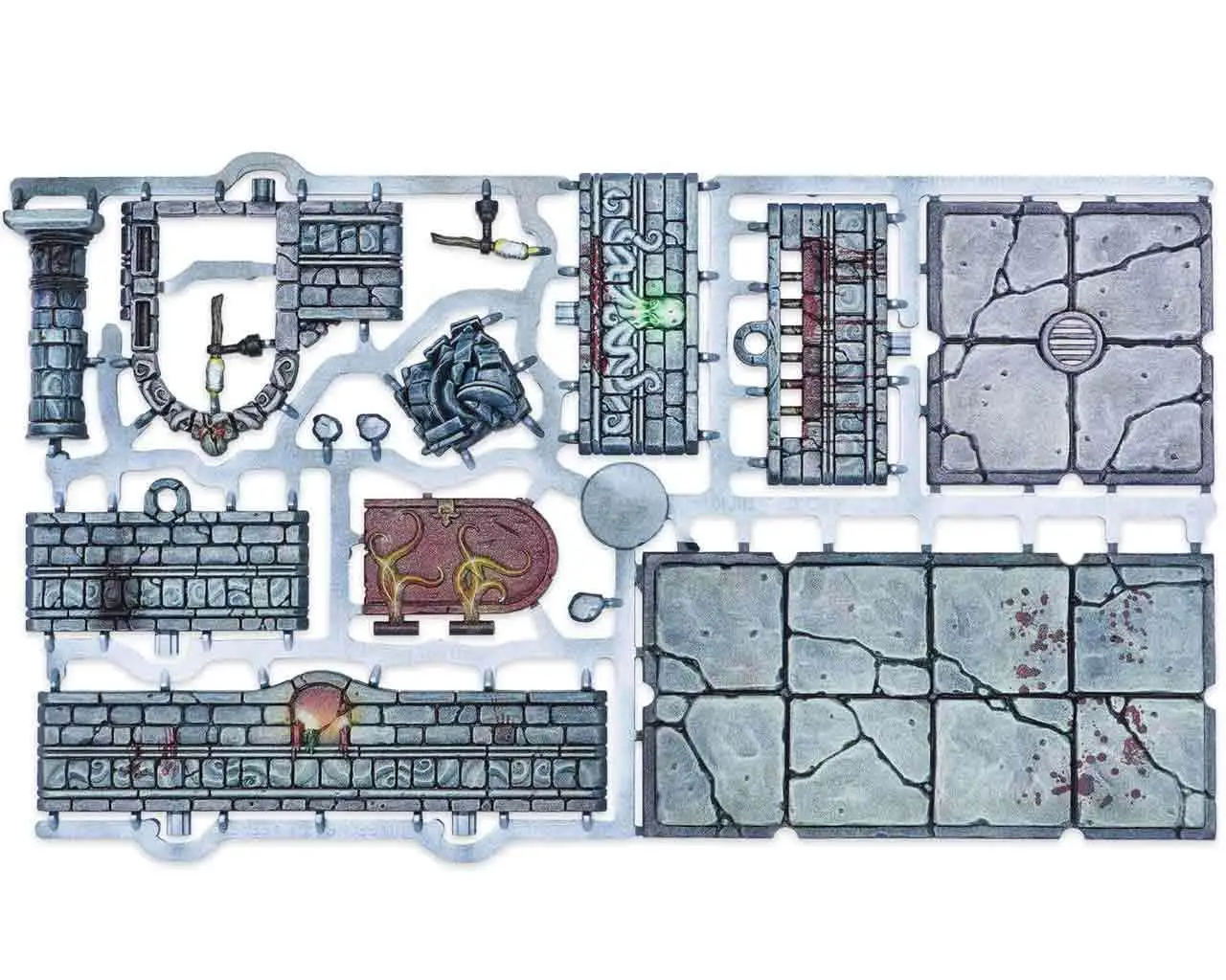 Dungeons & Lasers: Pathfinder Abomination Vault - Prismacast Pre-Painted Terrains DS Modellismo Dungeons & Lasers: Pathfinder Abomination