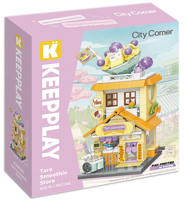 Keeppley City Corner Negozio degli Smoothie DS Modellismo Keeppley City Corner Negozio degli Smoothie