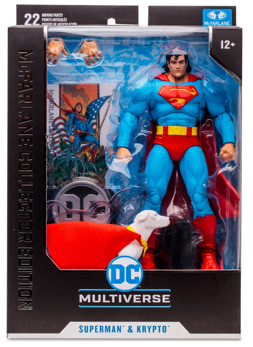 Superman & Krypto Multiverse w/Platinum Edition DS Modellismo Superman & Krypto Multiverse w/Platinum