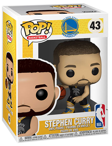 Funko POP NBA Golden State Warriors Stephen Curry 43 DS Modellismo Funko POP Nba Golden State Warriors Stephen