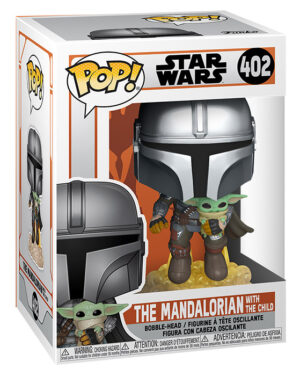 Funko POP Star Wars Mandalorian Flying w/The
