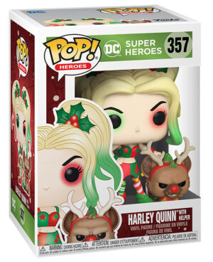 Funko POP Holiday Dc Harley Quinn w/Helper
