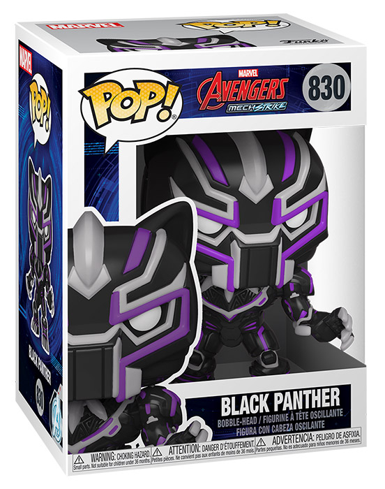 Funko POP Avengers Mech Strike Black Panther Bobble 830 DS Modellismo Funko POP Avengers Mech Strike Black Panther