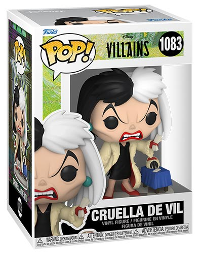 Funko POP Disney Villains Crudelia De Mon 1083 DS Modellismo Funko POP Disney Villains Crudelia De Mon