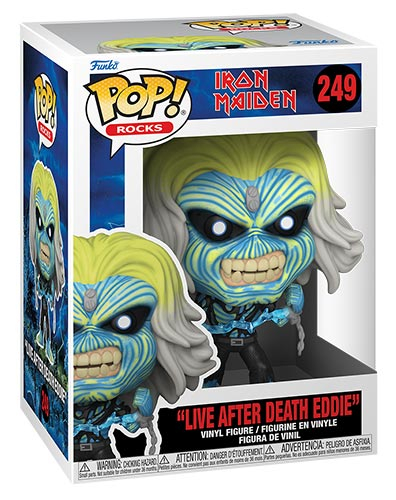 Funko POP Iron Maiden Live After Death Eddie 249 DS Modellismo Funko POP Iron Maiden Live After Death Eddie